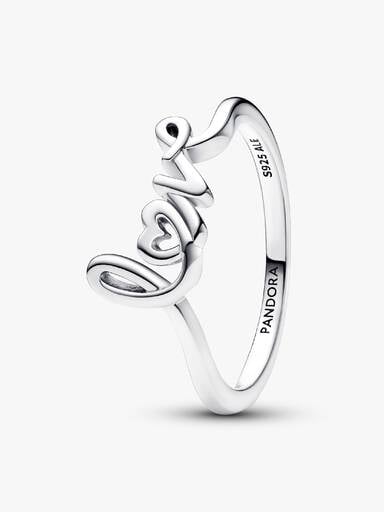 Handwritten Love Ring