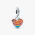 Charm pendant cœur Coucher de soleil sur le Golden Gate gravable Charm pendant cœur Coucher de soleil sur le Golden Gate gravable