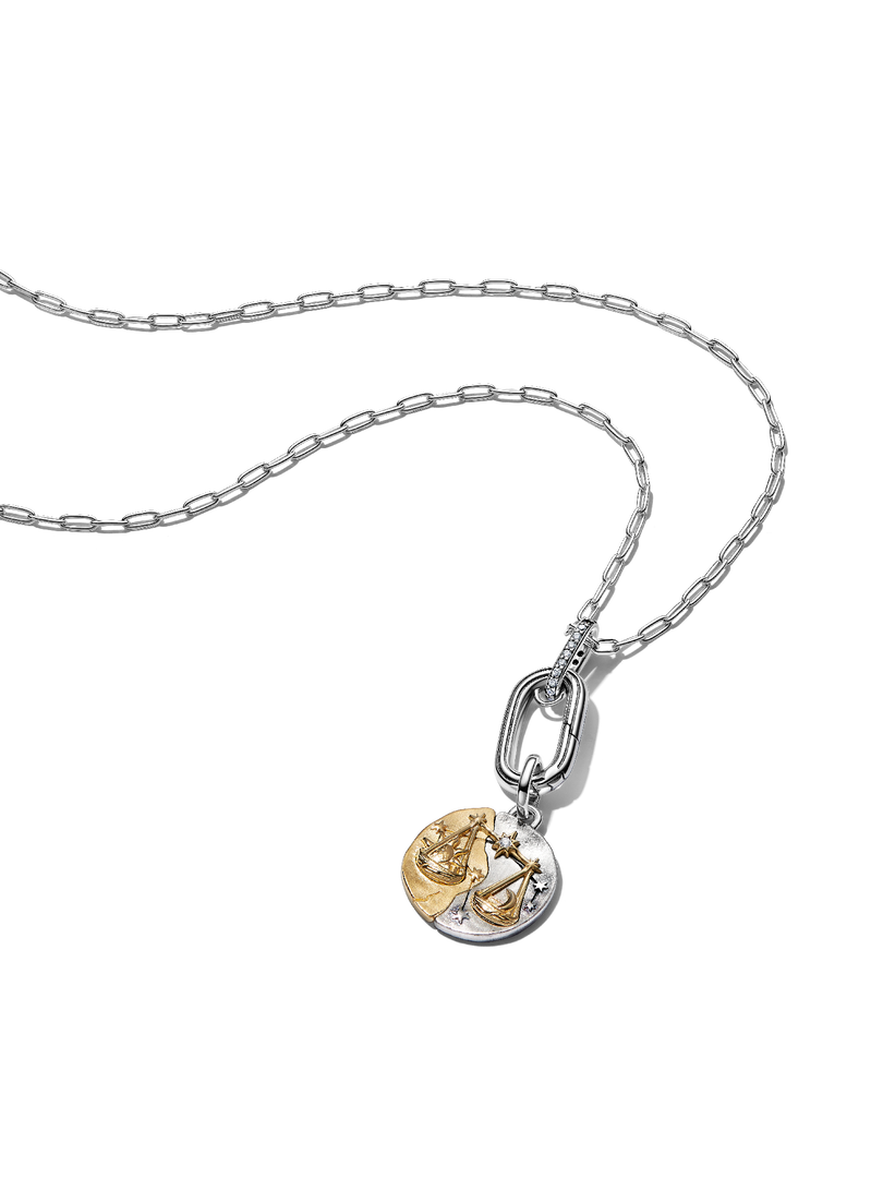 Libra Medallion Charm Necklace