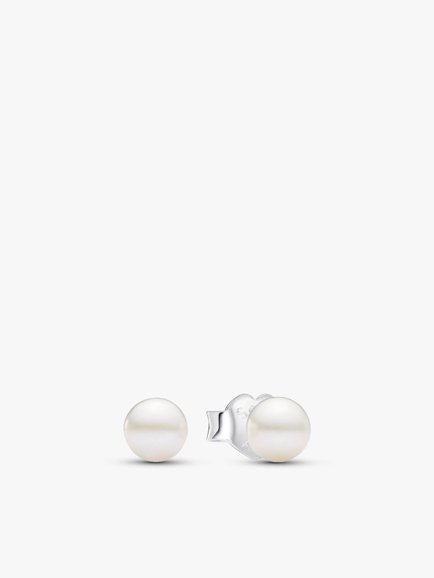 Treated Freshwater Cultured Pearl 4.5mm Stud Earrings