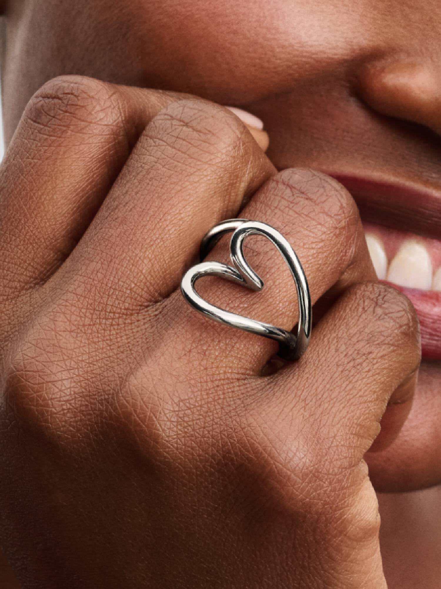 Bague Coeur de forme organique