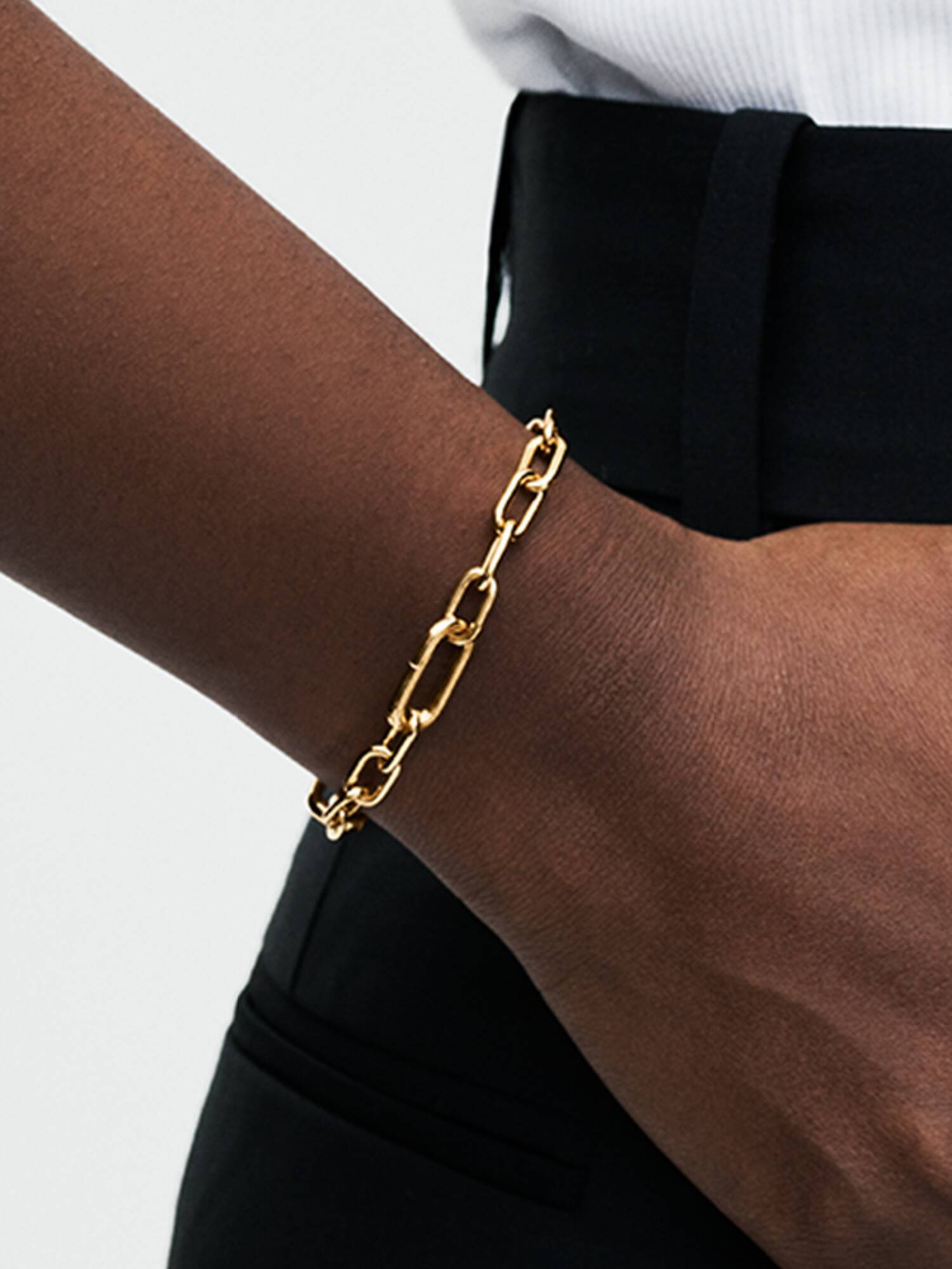Bracelet à chaîne à petits maillons