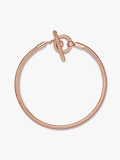 FINAL SALE - Pandora Moments T-Bar Snake Chain Bracelet