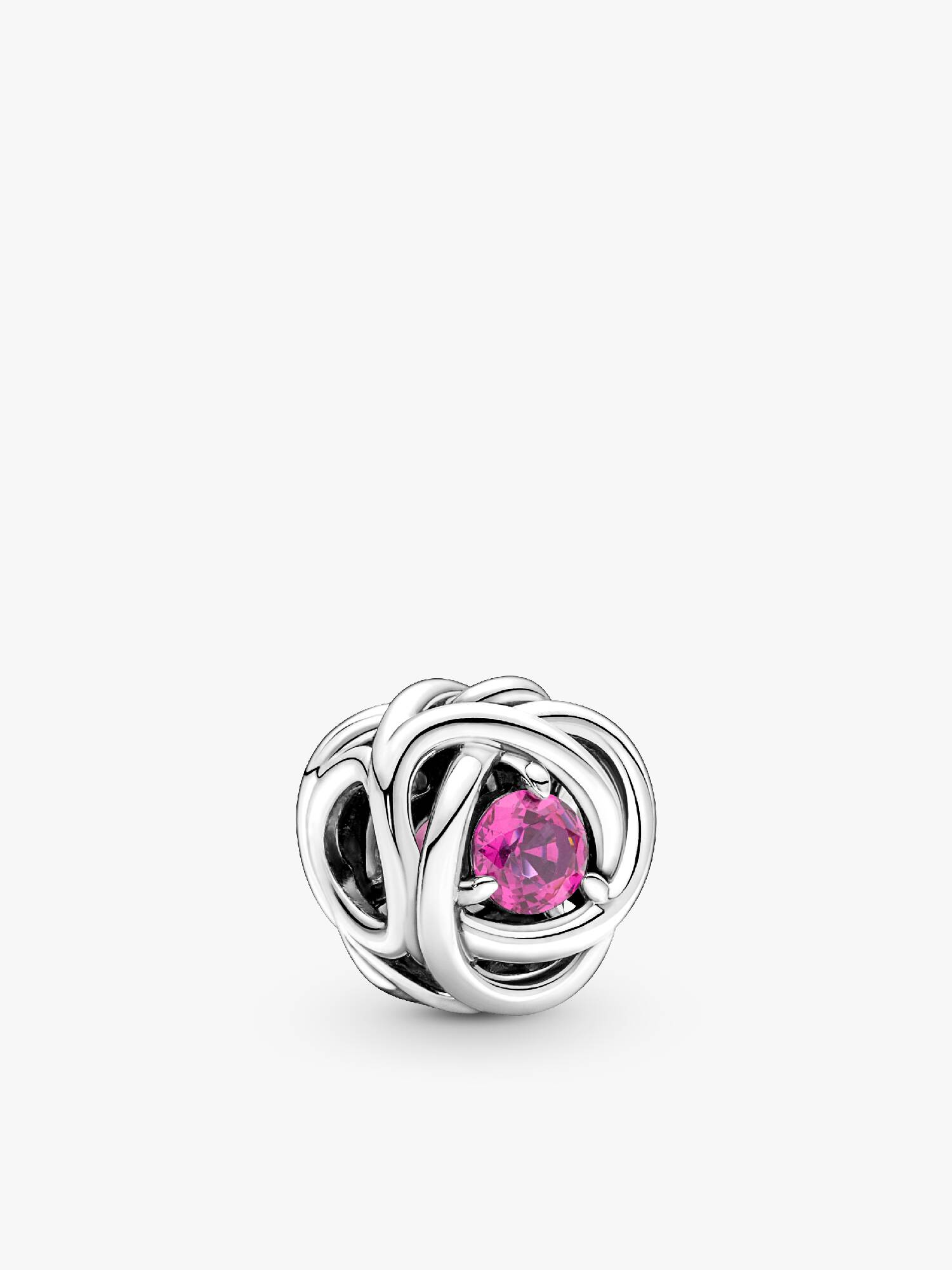 Charm Cercle éternel rose d'octobre