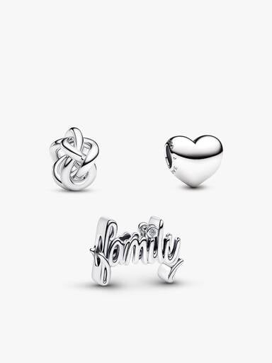 Family Forever Charm Set