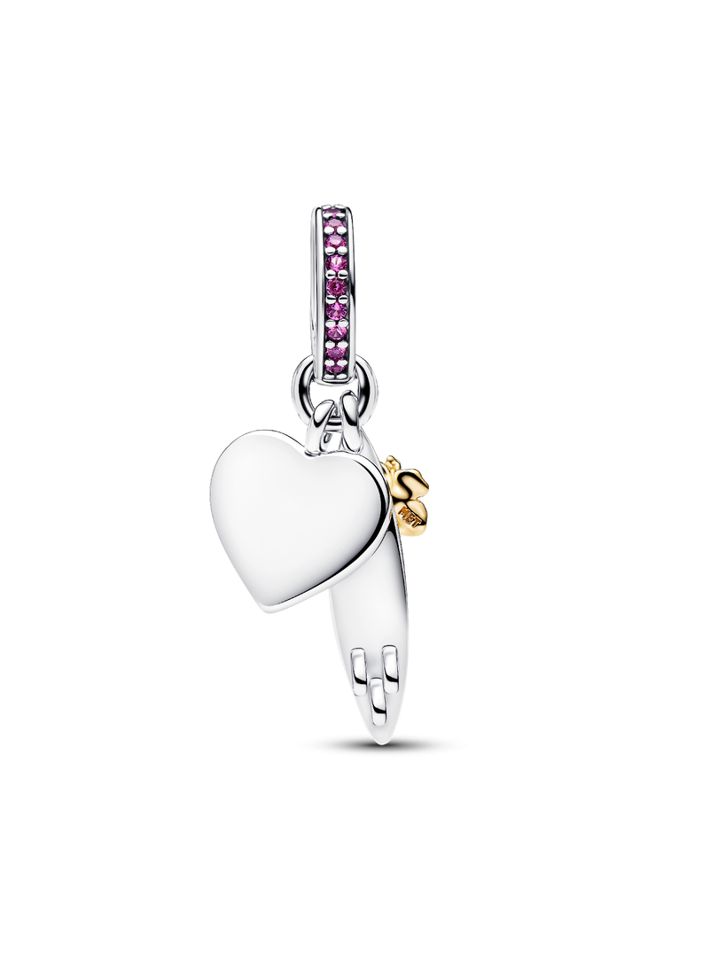 Surf Board Double Dangle Charm