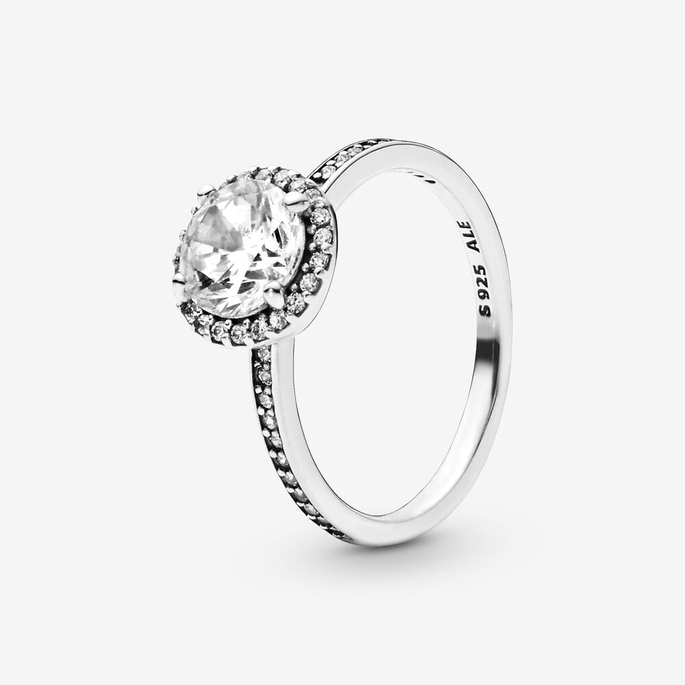 Classic Elegance Ring with Cubic Zirconia | Sterling silver ...
