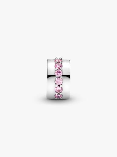 Clip Ligne rose scintillante