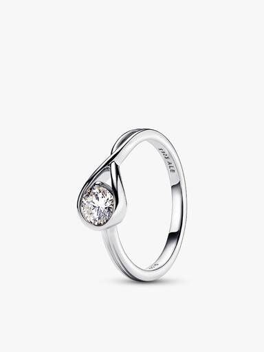 Pandora Infinite Lab-Grown Diamond Ring & Stud Earrings Set