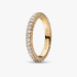 Engravable Pavé Single Row Band Ring Engravable Pavé Single Row Band Ring