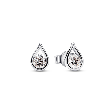 Pandora Infinite Clous d’oreilles avec diamant créé en laboratoire 0,20 carat tw en argent sterling