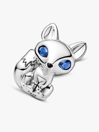 FINAL SALE - Blue-Eyed Fox Charm