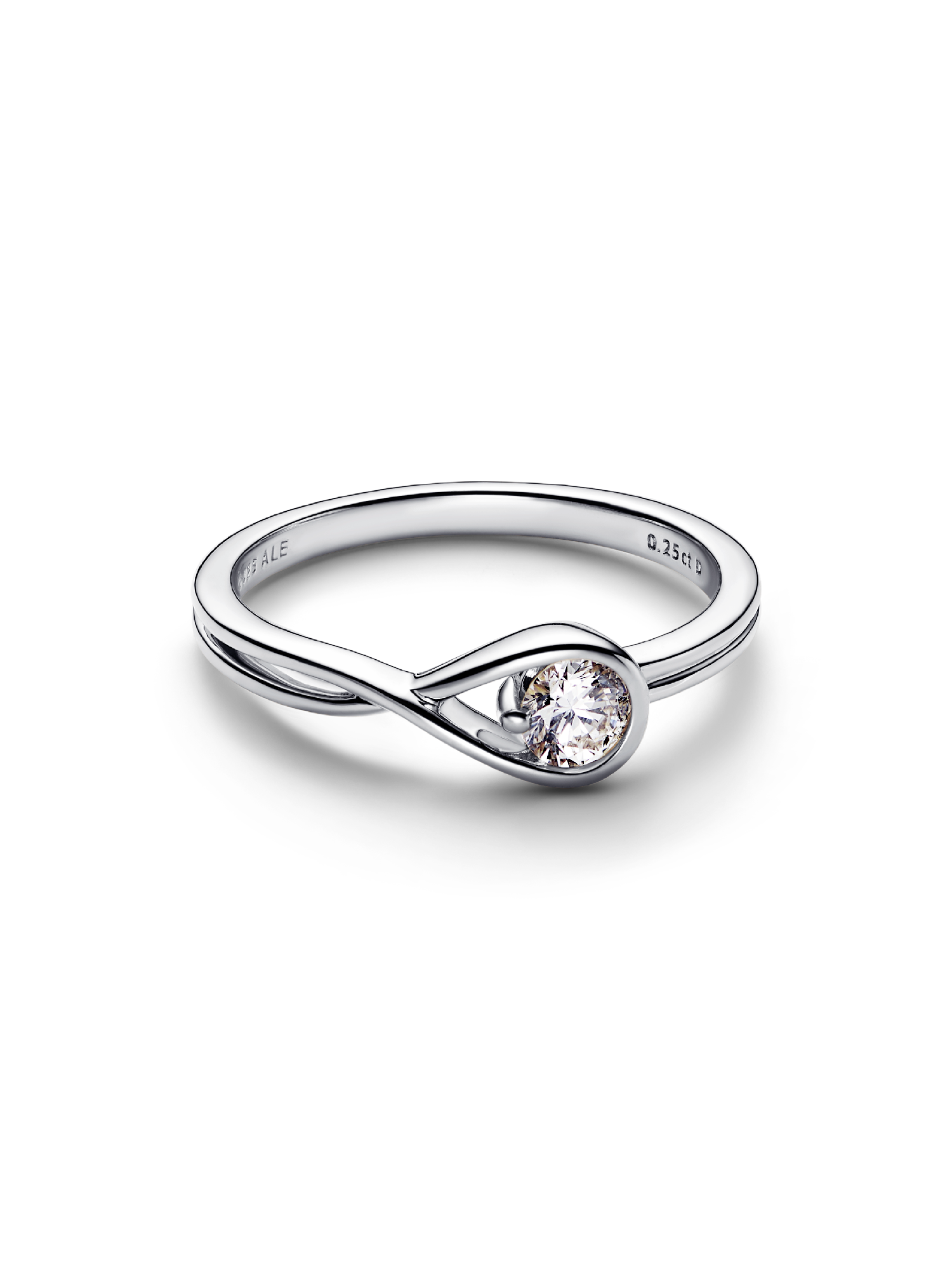 Bague à diamant cultivé en laboratoire Pandora Infinite