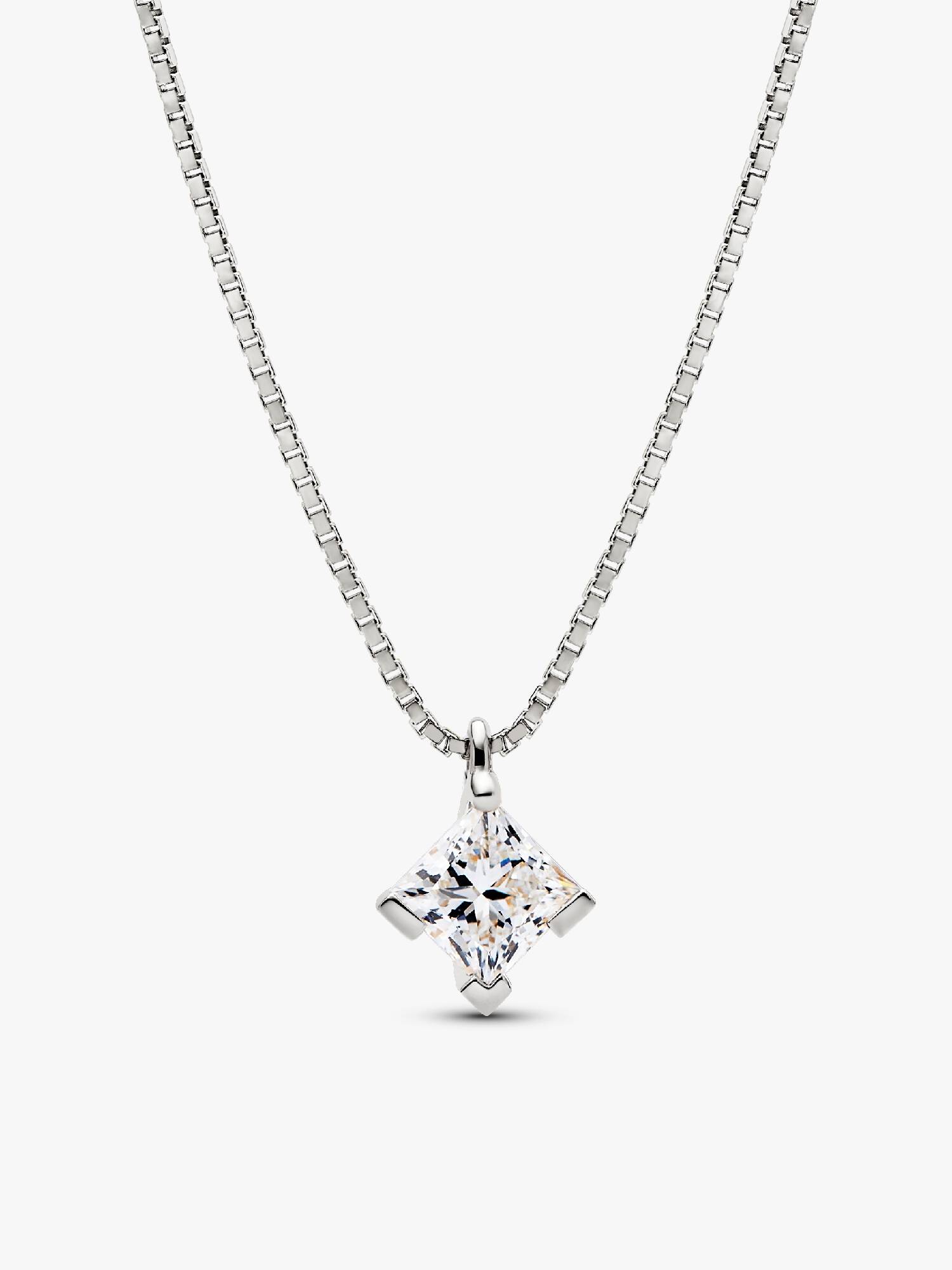 VENTE FINALE -  Collier avec pendentif à diamant cultivé en laboratoire Pandora Nova