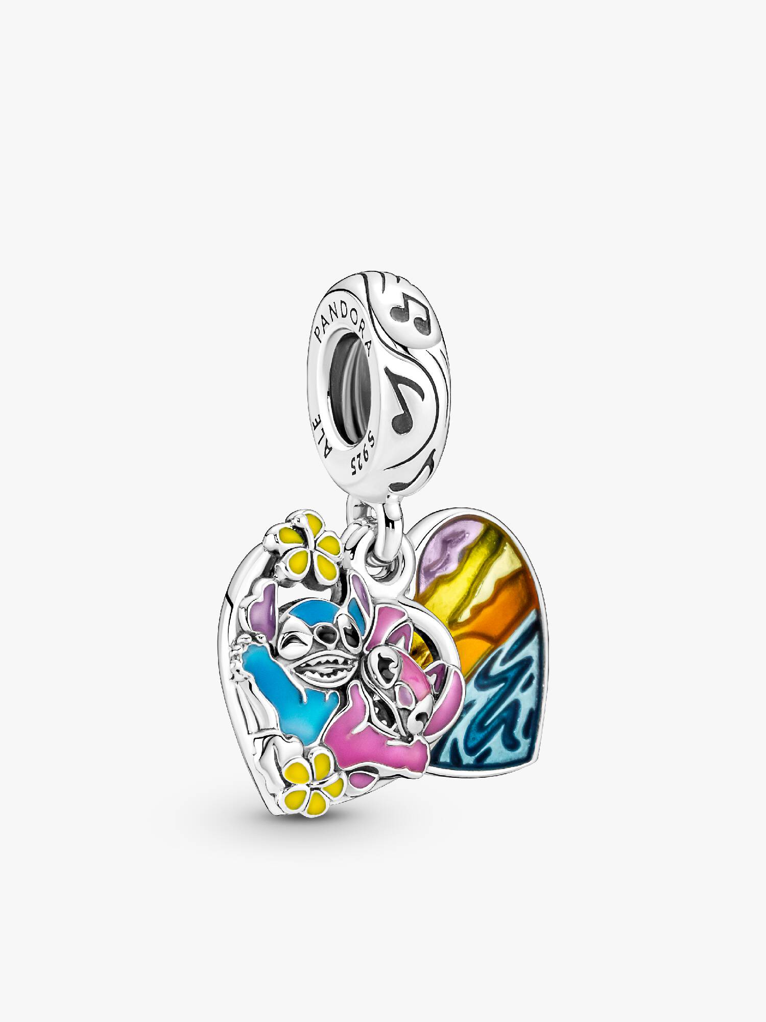 Disney Parks Stitch Ohana Double Dangle Charm