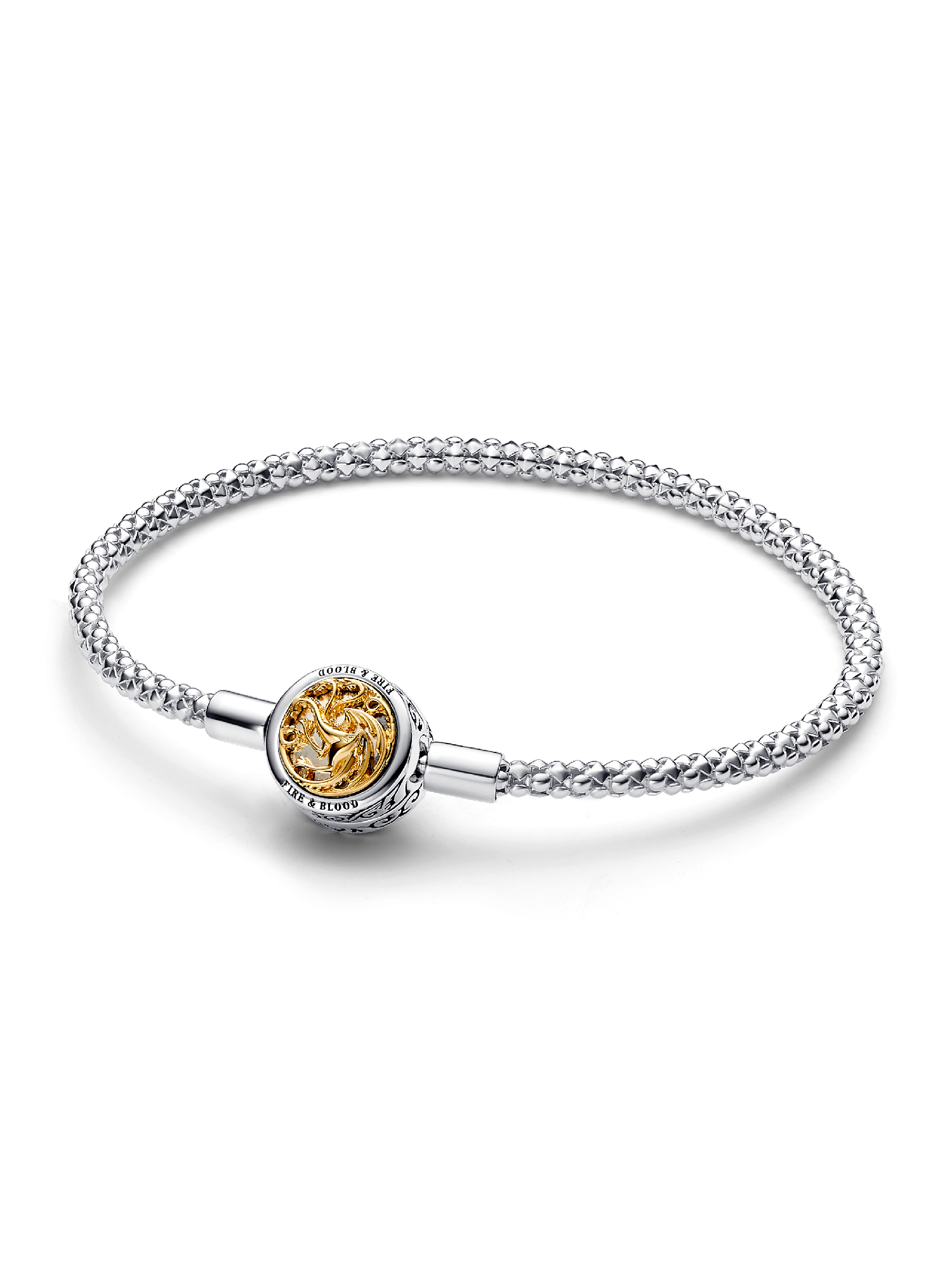 Game of Thrones House Sigil Clasp Pandora Moments Studded Chain Bracelet