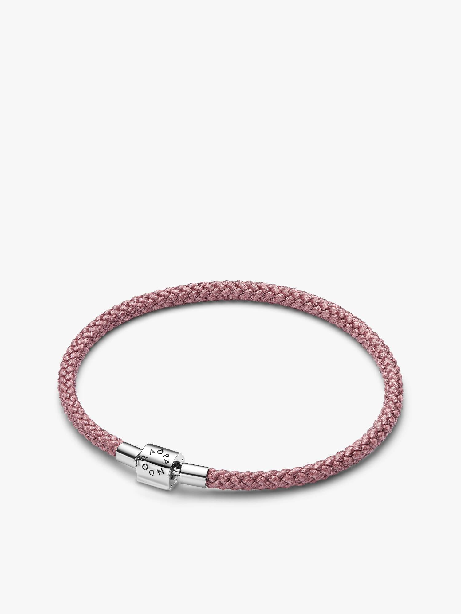 Bracelet Cordon rose scintillant