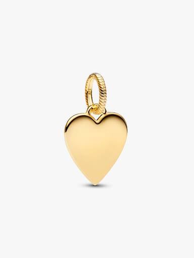 Pendentif Étiquette en forme de cœur à graver