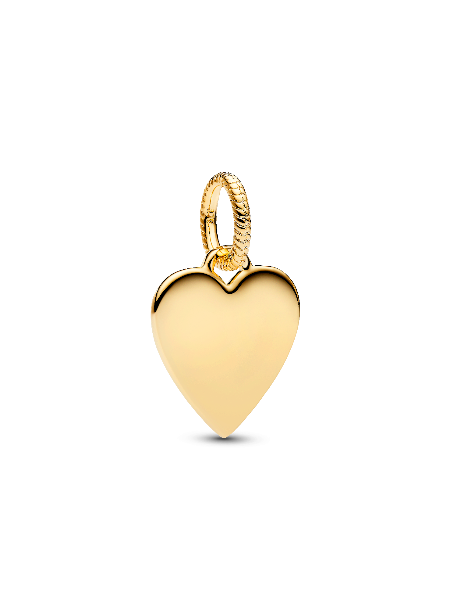 Pendentif Étiquette en forme de cœur à graver