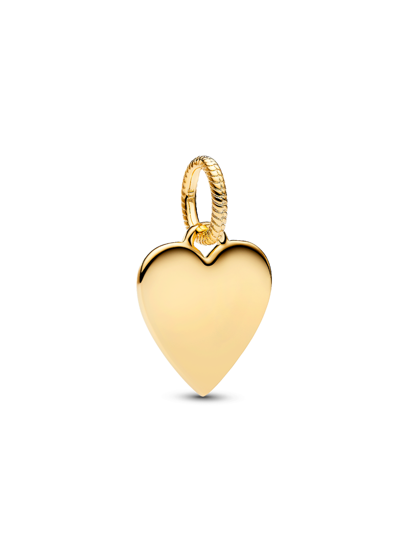Pendentif Étiquette en forme de cœur à graver
