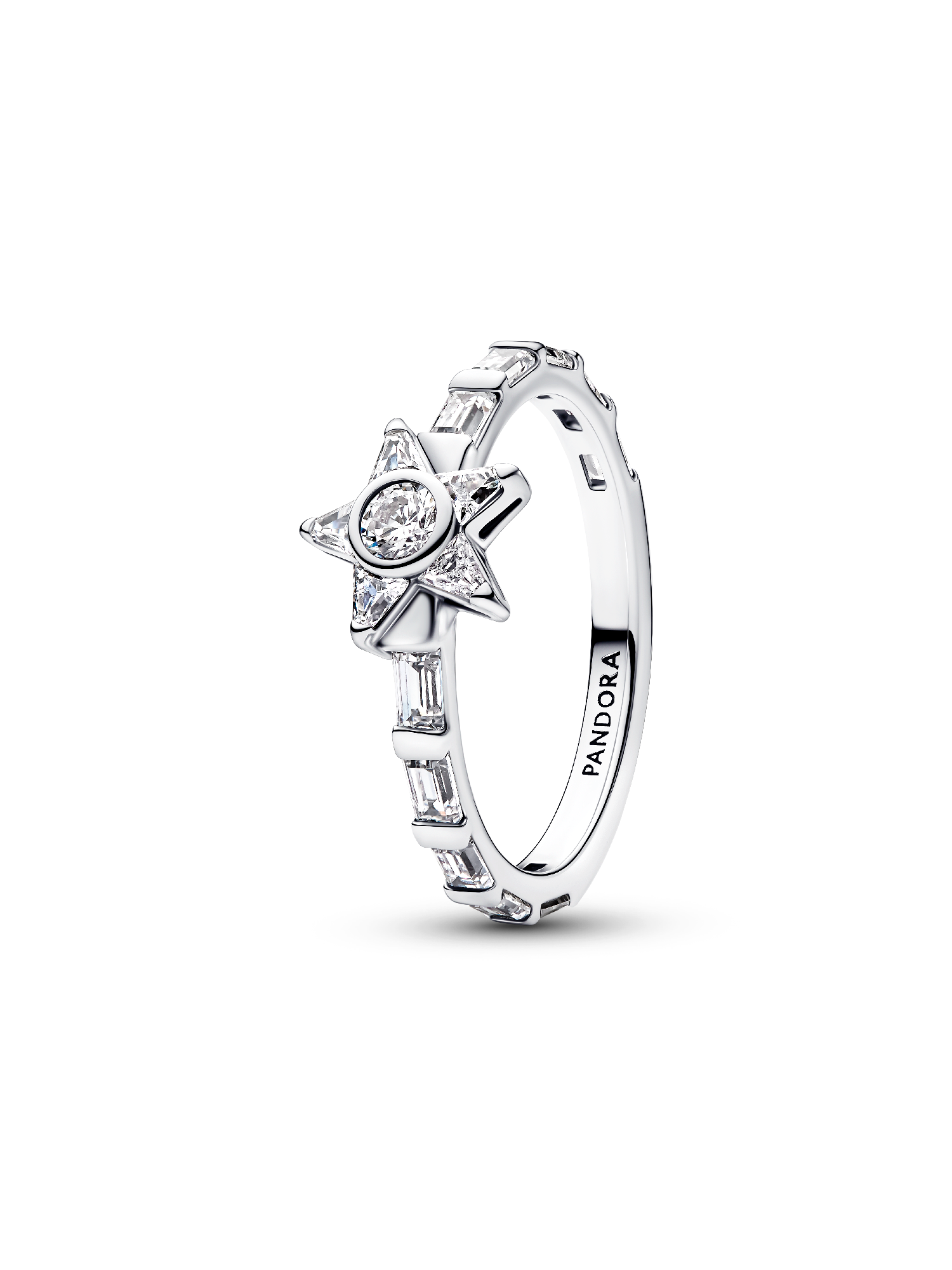 Sparkling Stella Baguette Ring