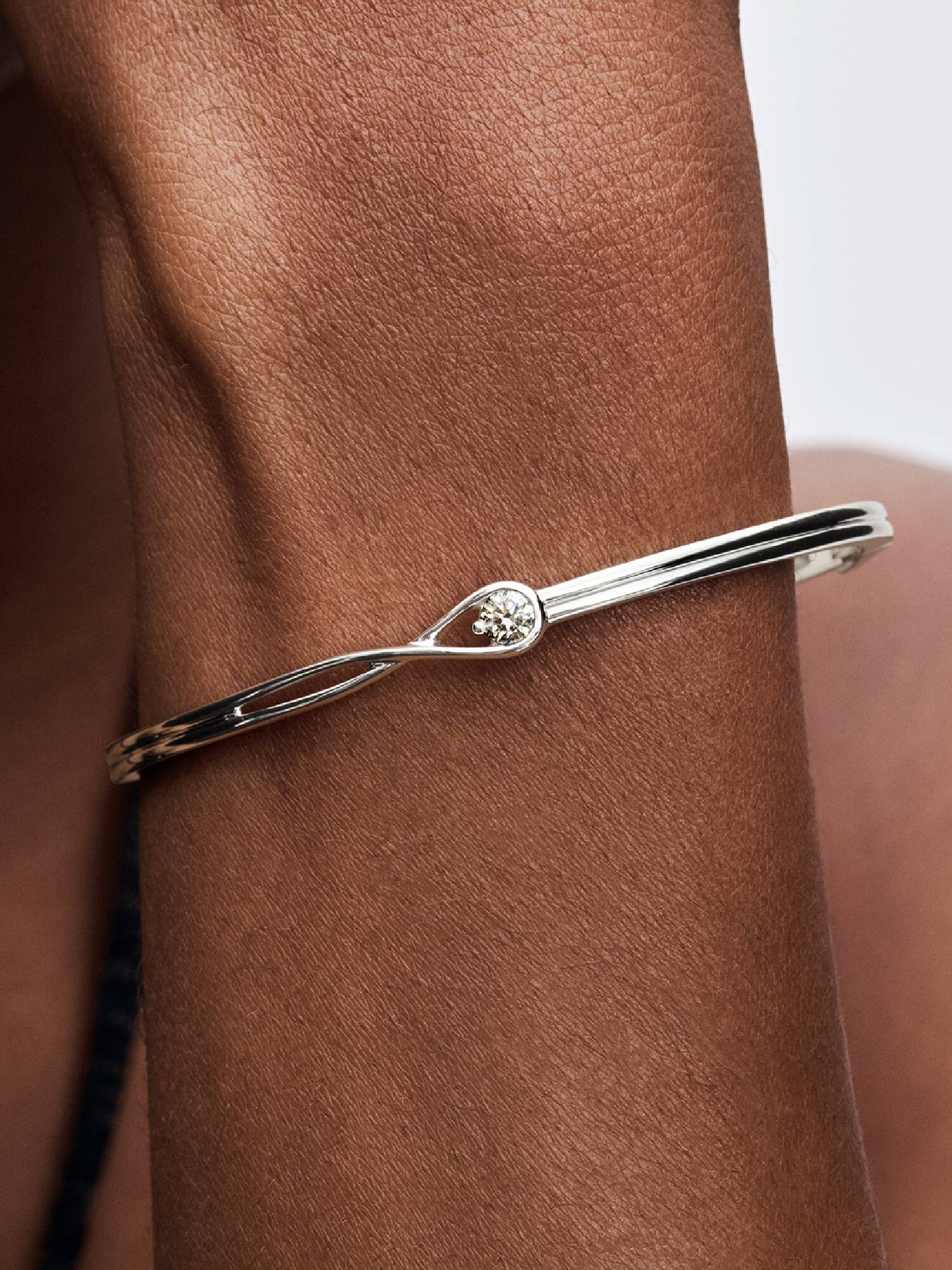 Bracelet jonc à diamant cultivé en laboratoire Pandora Infinite