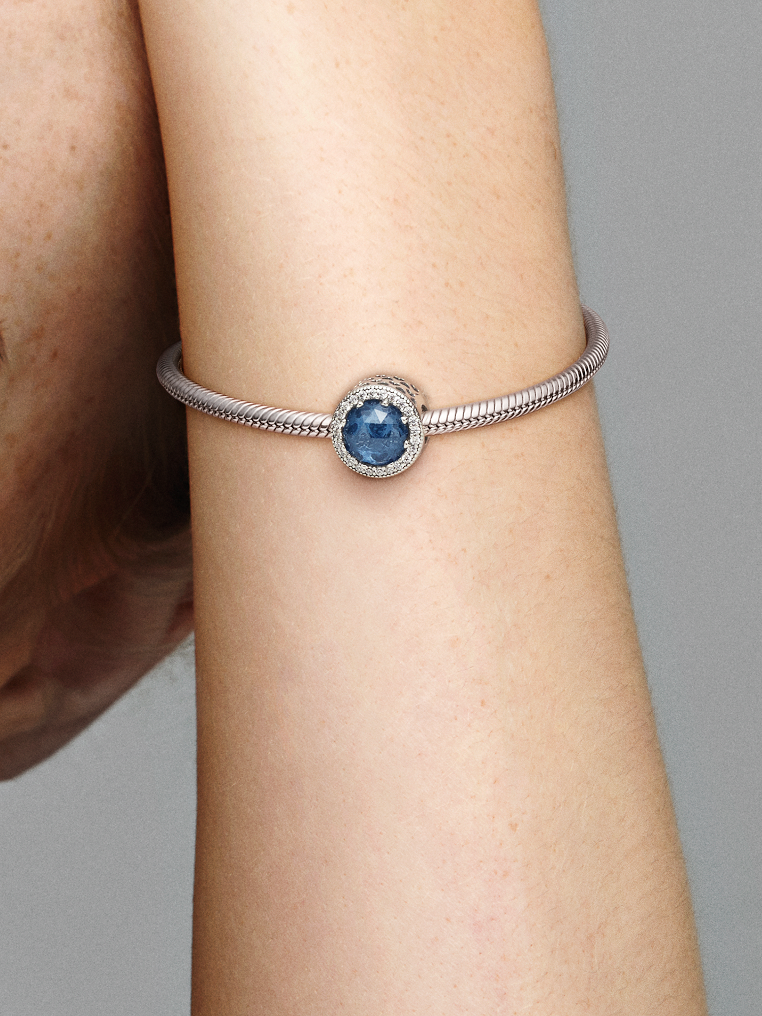 Sparkling Dark Blue Charm