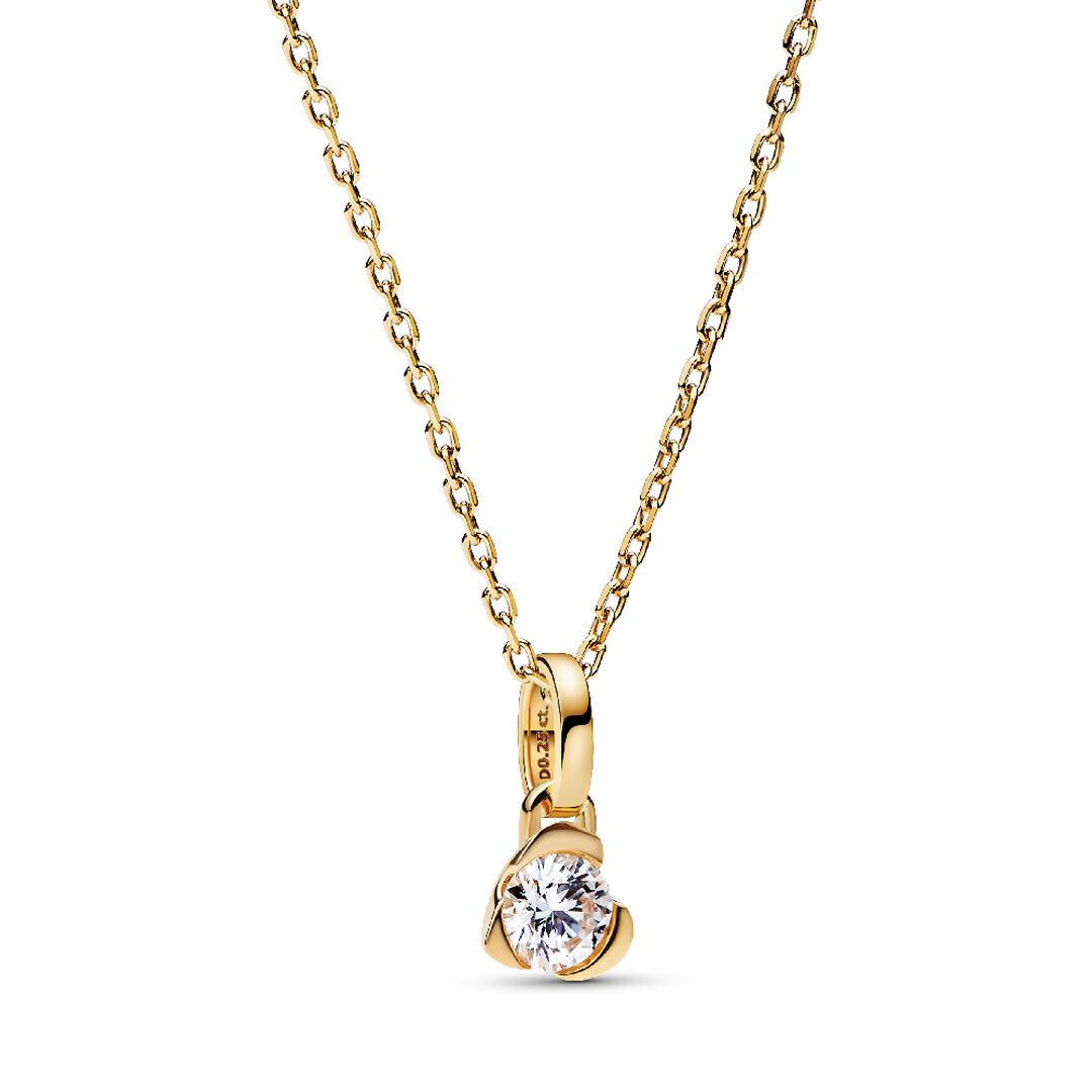 Pandora Talisman Lab-Grown Diamond Jewellery Gift Set 0.25 carat tw 14k Gold