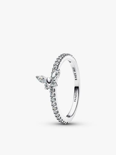 Bold Butterfly Ring Duo