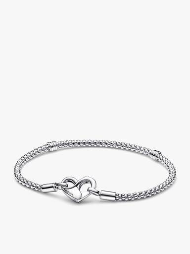 Just Married Two-Tone Wedding Bells Charm & Bracelet Set