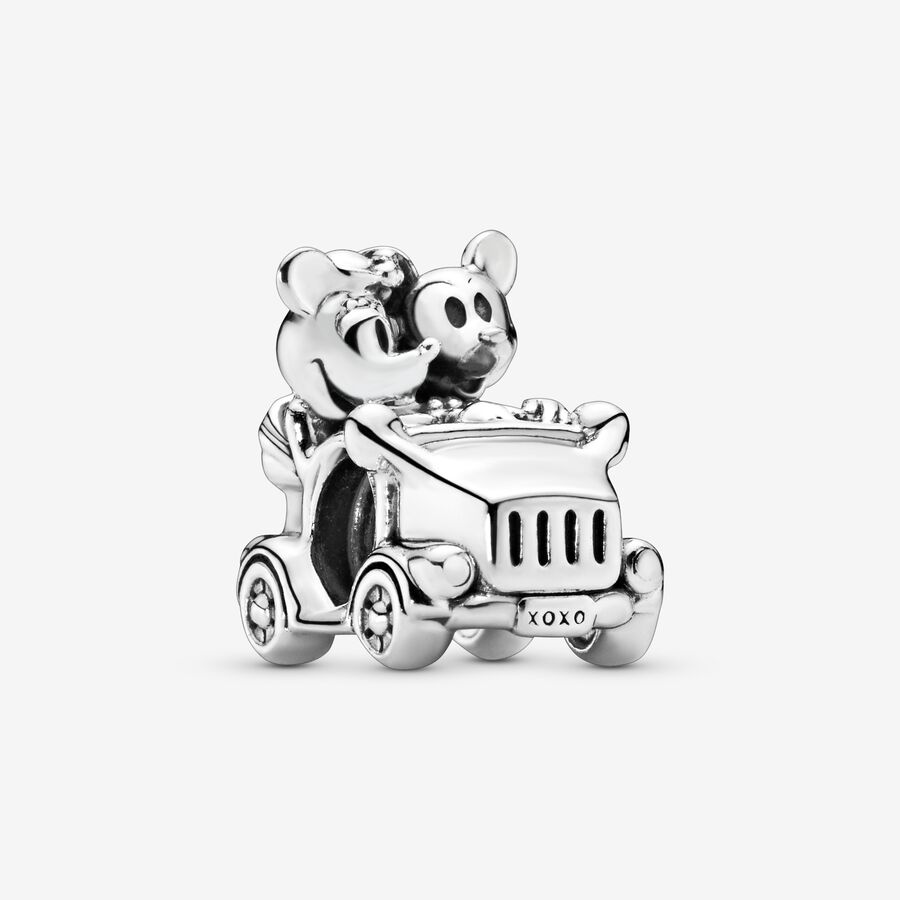VENTE FINALE - Breloque Disney voiture Minnie et Mickey Mouse image number 0
