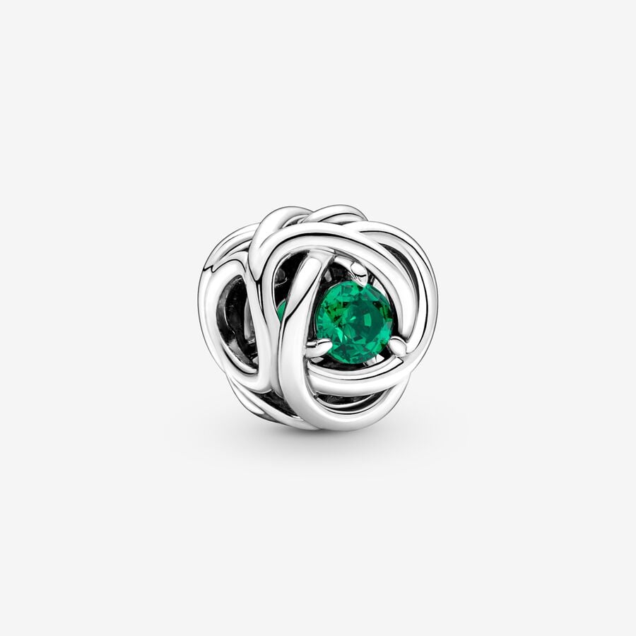 May Green Eternity Circle Charm image number 0