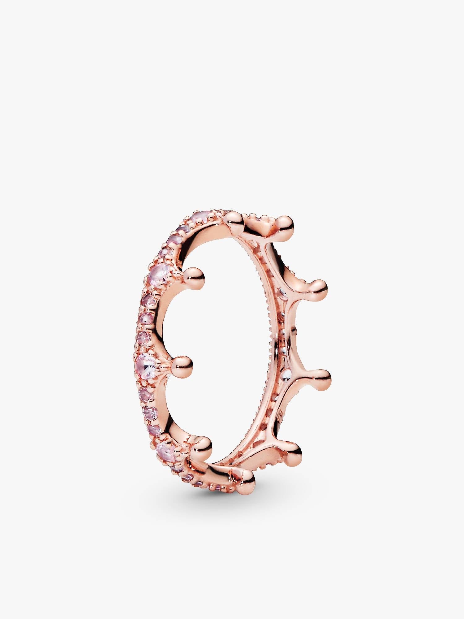 FINAL SALE - Pink Sparkling Crown Ring
