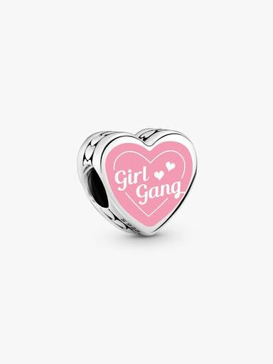 Girl Gang Heart Charm