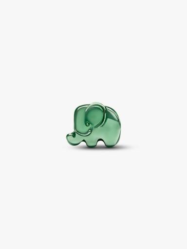 Mini charm Éléphant vert