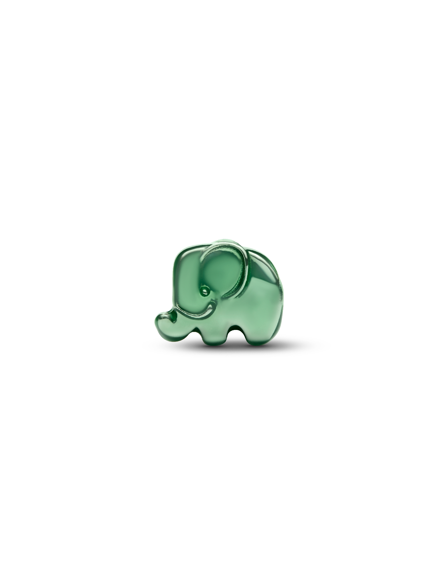 Mini charm Éléphant vert