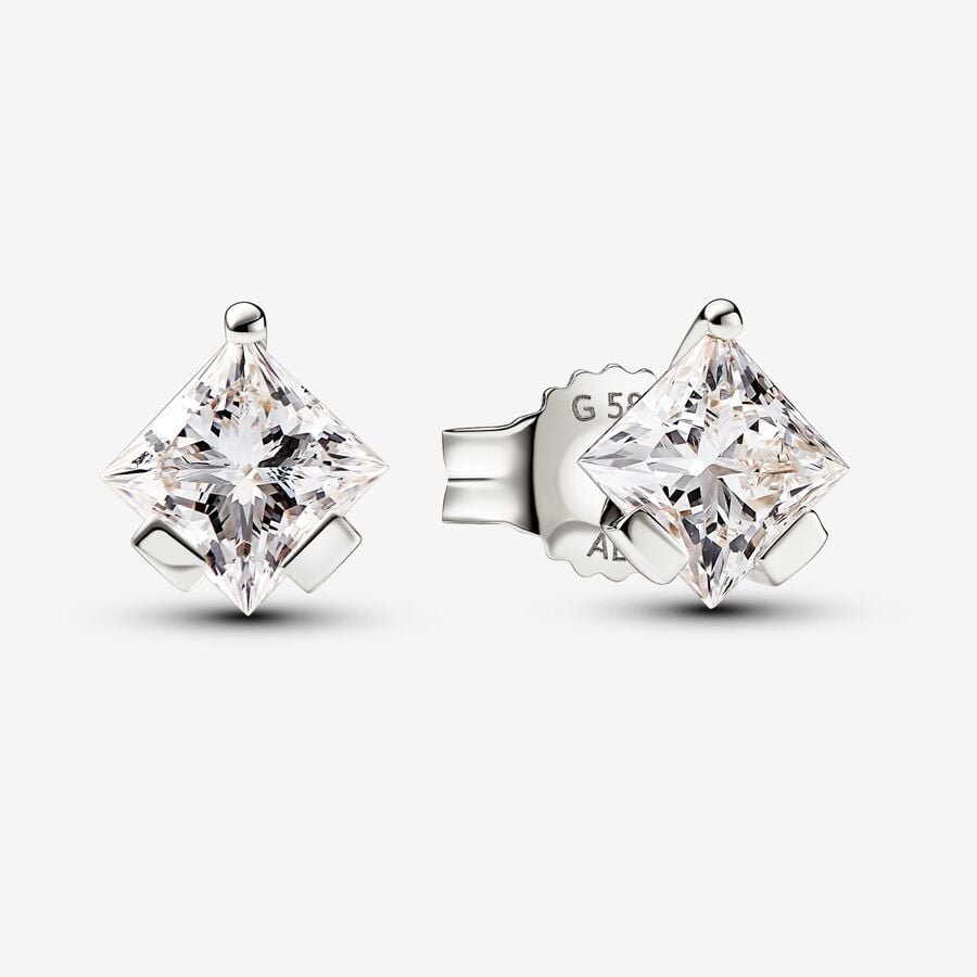 Pandora Nova Lab-grown Diamond Stud Earrings 1.00 carat tw 14k White Gold image number 0