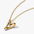 Organically Shaped Heart Large Pendant Necklace Organically Shaped Heart Large Pendant Necklace