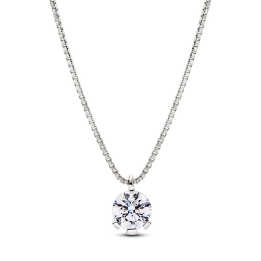 Pandora Nova Lab-grown Diamond Pendant Necklace 1.00 carat tw 14k White Gold