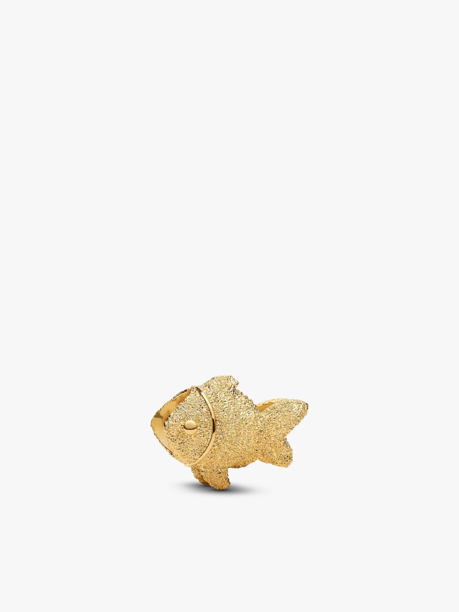 Mini charm Poisson texturé