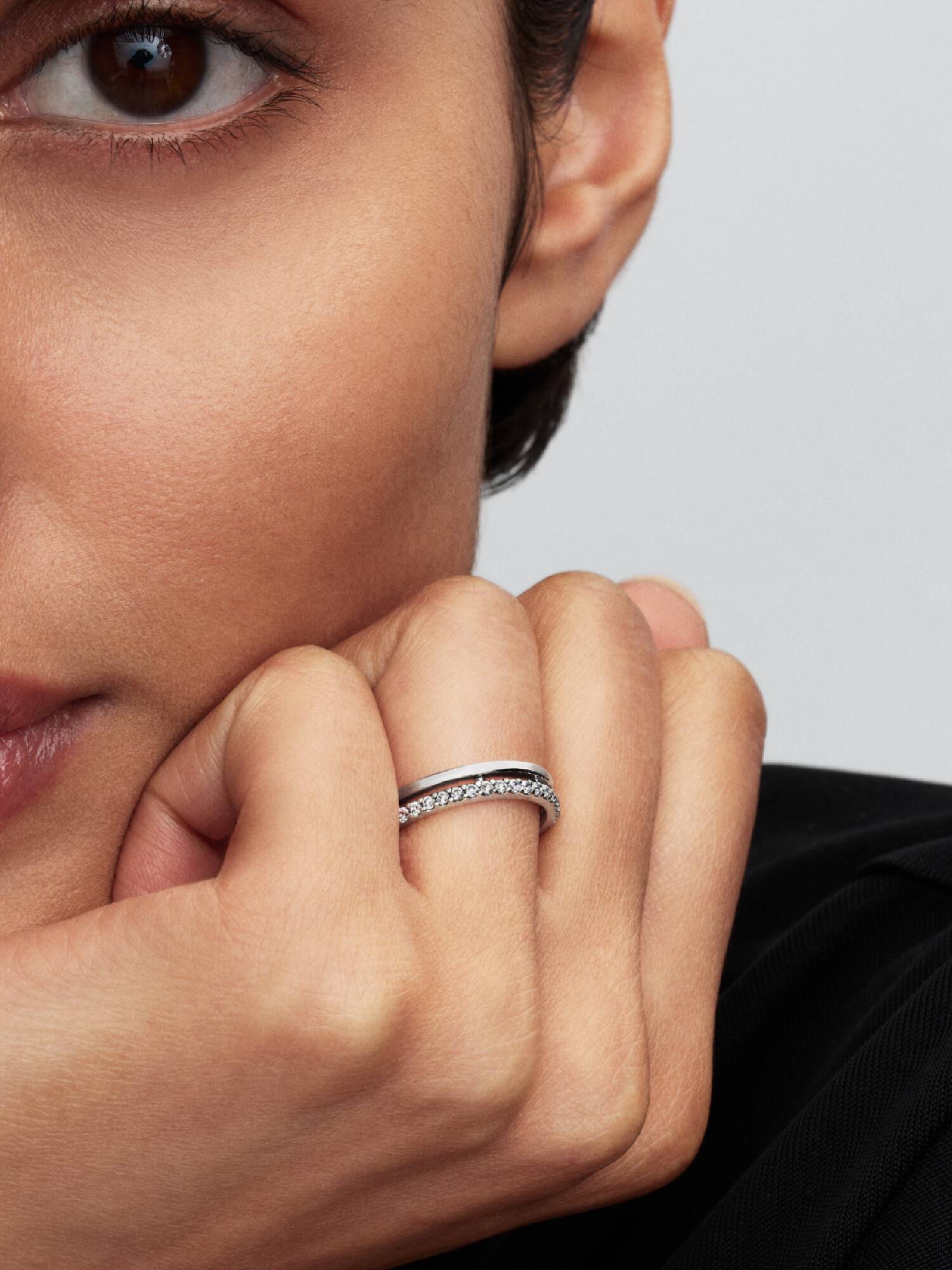 Bague à double anneau