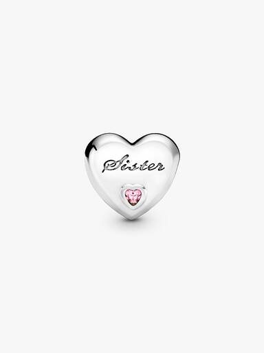 Sister Heart Charm