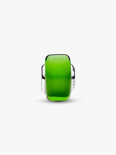 Mini charm vert en verre de Murano