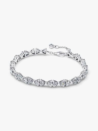 Bracelet à chaîne Boucle scintillante