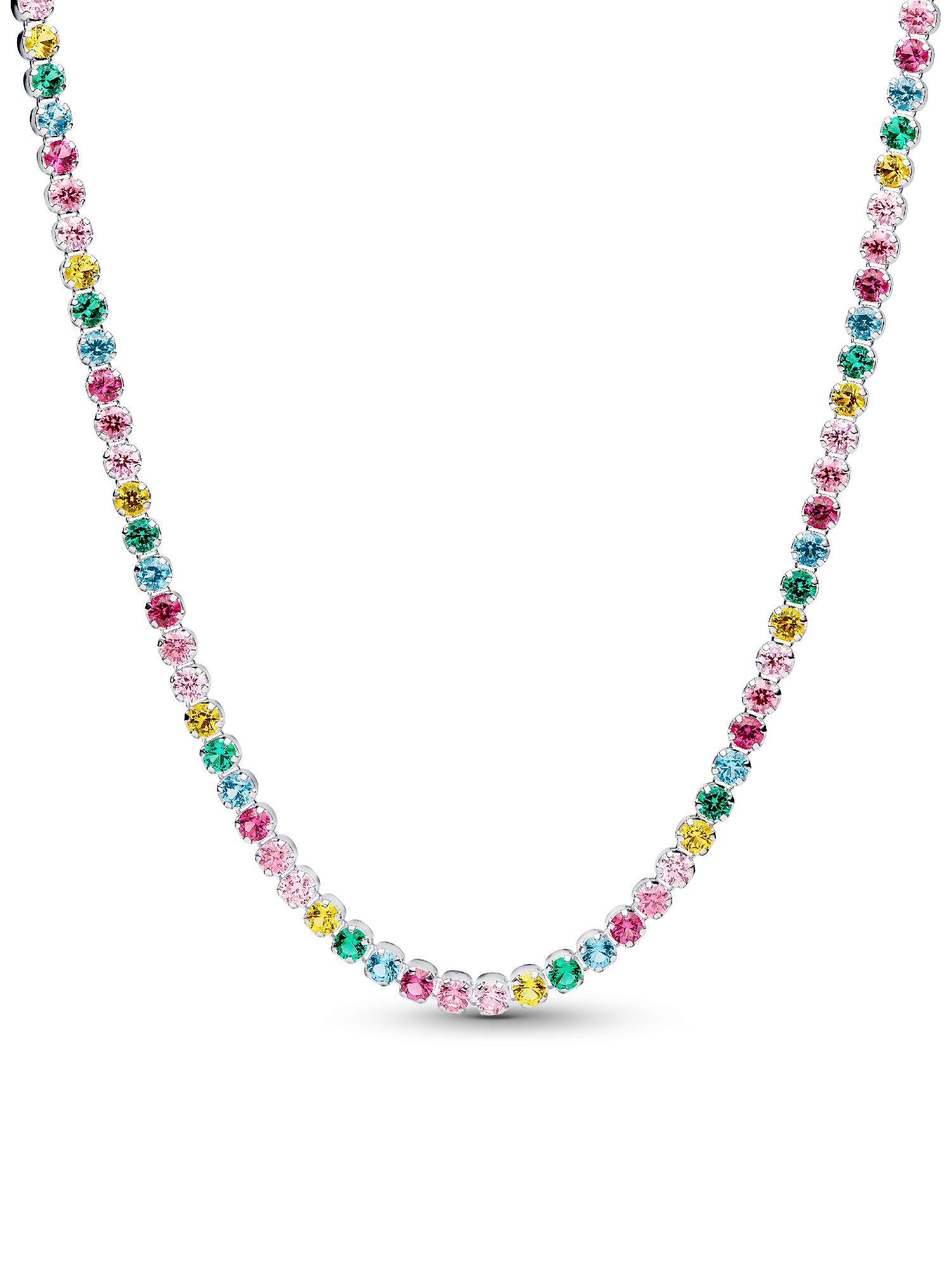 Rainbow Tennis Necklace & Bracelet Set