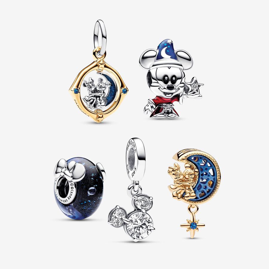 Disney Mickey Mouse & Minnie Mouse Charms Set image number 0