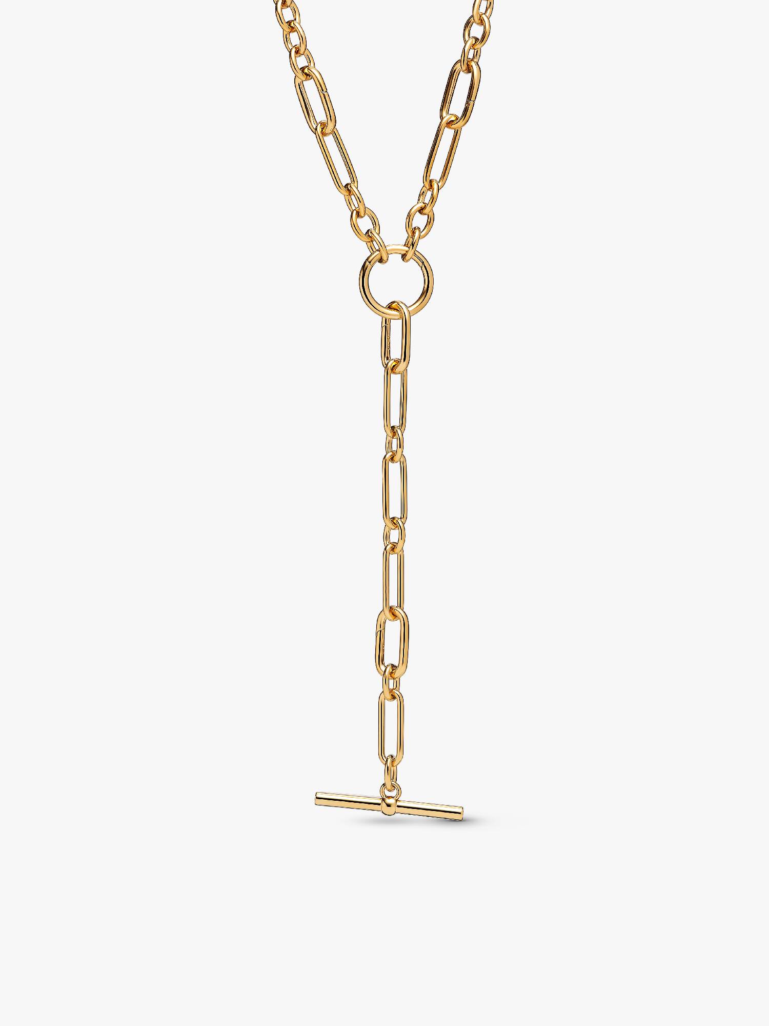 Collier en Y à chaîne à maillons