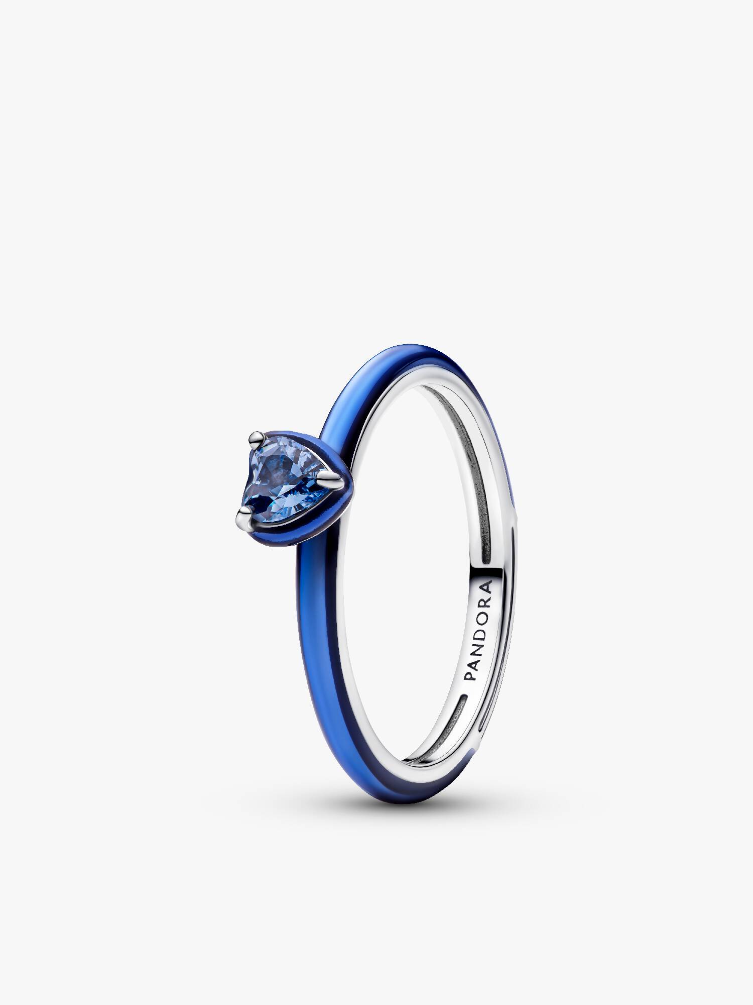 Blue Chakra Heart Ring