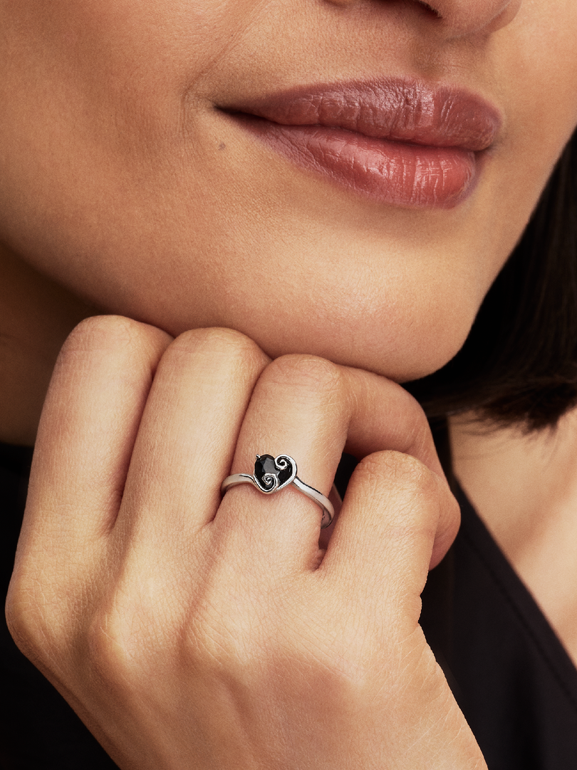 Disney The Nightmare Before Christmas Jack Black Heart Ring