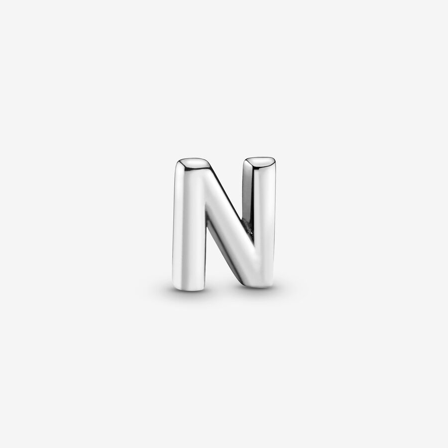 FINAL SALE - Letter N Alphabet Petite Charm image number 0